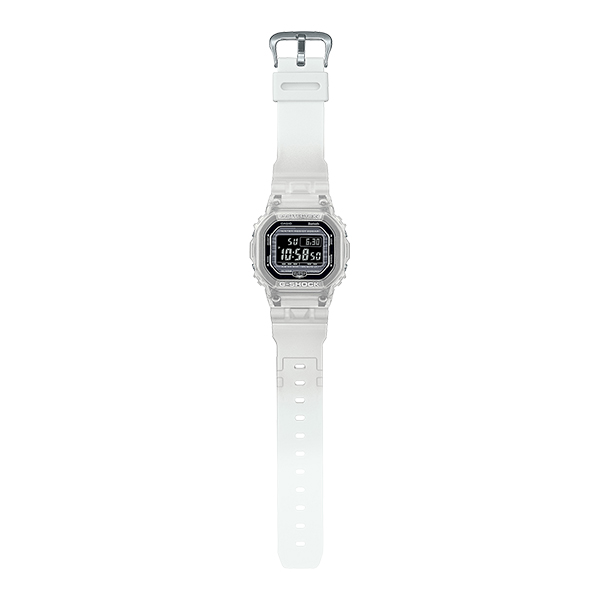 G-SHOCK DW-B5600G-7JF 腕時計 メンズ スマホ連動 デジタル クリア