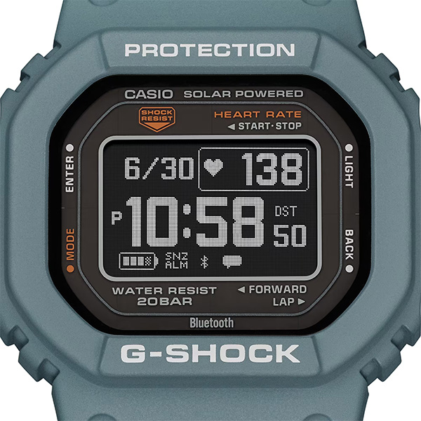 G-SHOCK DW-H5600-2JR 腕時計 メンズ ソーラー スマホ連動 ブルー G