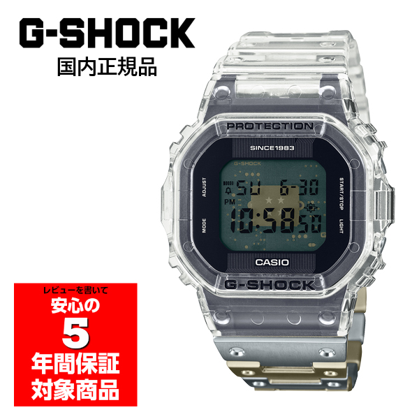 G-SHOCK DWE-5640RX-7JR 腕時計 メンズ 40周年記念 クリアリミックス スケルトン カシオ 国内正規品