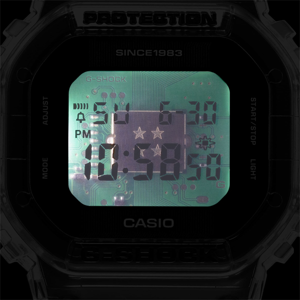 G-SHOCK DWE-5640RX-7JR 腕時計 メンズ 40周年記念 クリア