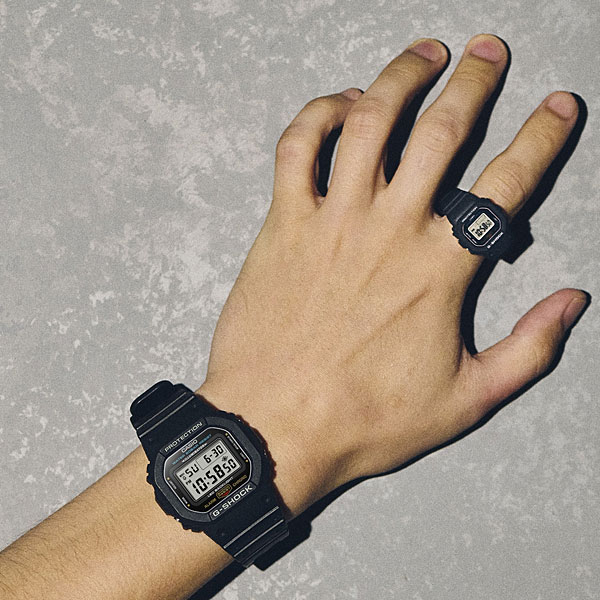 G-SHOCK CASIO ユニセックス デジタル 腕時計 指輪 レッド イエロー