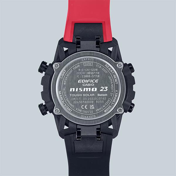 CASIO EDFICE ECB-2000NIS-1A NISMOコラボ 限定モデル 腕時計 ソーラー メンズ アナログ デジタル ブラック レッド カシオ エディフィス 逆輸入海外モデル｜g-supply｜05