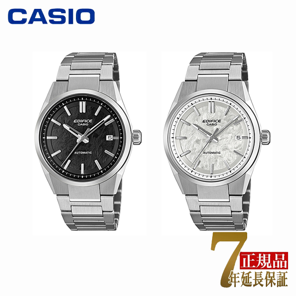CASIO �����Y �r���v �I�[�g�}�`�b�N �A�i���O �������f�� �u���b�N×�V���o�[ �z���C�g×�V���o�[ EFK-110D-1AJF EFK-110D-7AJF