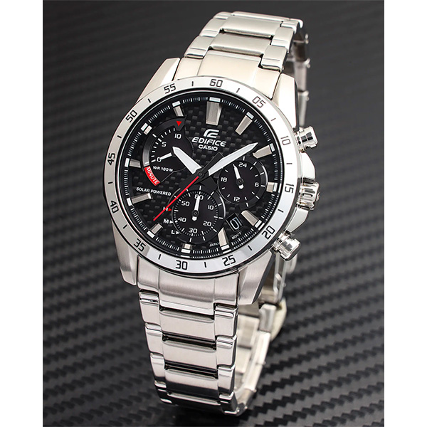 CASIO EDIFICE EQS-930D-1A 腕時計 ソーラー メンズ クロノグラフ 