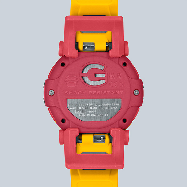 G-SHOCK G-B001MVE-9 ジェイソン 腕時計 スマホ連動 メンズ デジタル イエロー Gショック ジーショック カシオ 逆輸入海外モデル