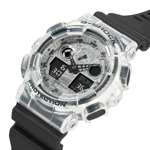 G-SHOCK GA-100SKC-1A 腕時計 メンズ デジアナ カモフラ 迷彩柄