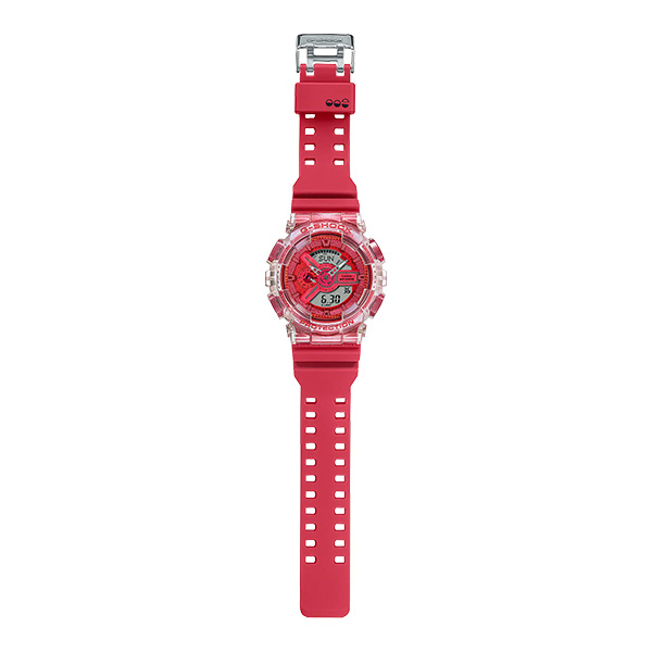 G-SHOCK デジタル腕時計 GA-110GL-4AJRメンズレッド GA-110GL-4AJR | CASIO