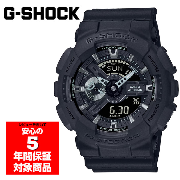 G-SHOCK GA-114RE-1A 腕時計 メンズ アナログ デジタル ブラック Gショック ジーショック カシオ 逆輸入海外モデル