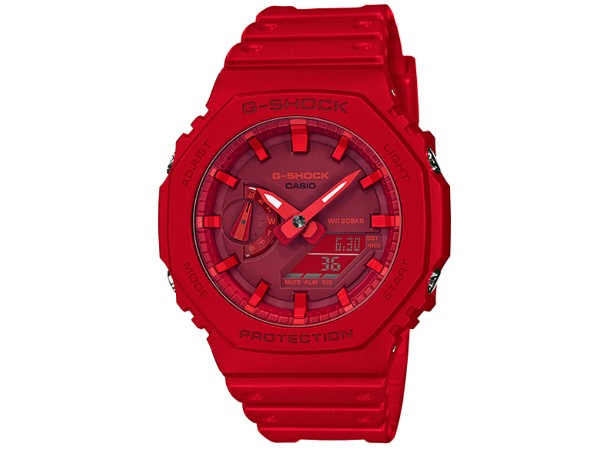 CASIO G-SHOCK GA-2100-4AJF レッド G-SHOCK Gショック ジーショック カシオ CASIO カーボンコアガード