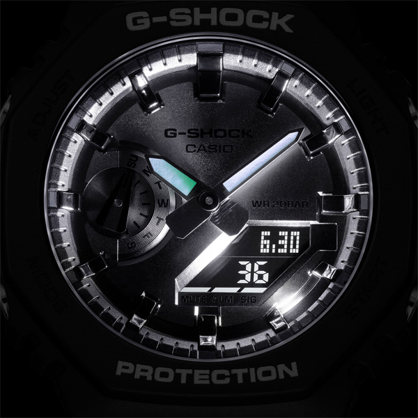G-SHOCK GA-2100SB-1AJF 腕時計 メンズ オクタゴン ブラック
