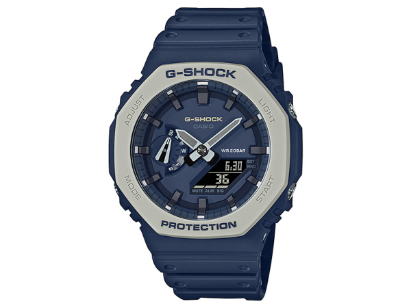 G-SHOCK GA-2110ET-2A カシオーク ネイビー アーストーンカラー メンズウォッチ 腕時計 アナデジ 逆輸入海外モデル