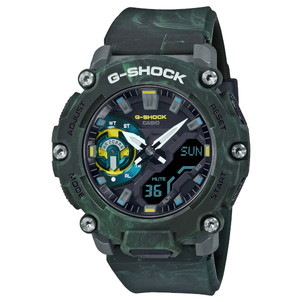 G-SHOCK GA-2200MFR-3A アナデジ メンズ 腕時計 グリーン Gショック