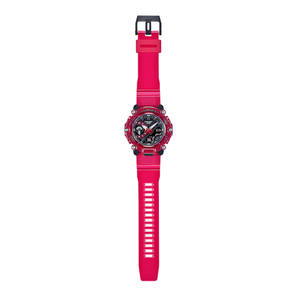 G-SHOCK GA-2200SKL-4AJF アナデジ メンズ 腕時計 レッド スケルトン G