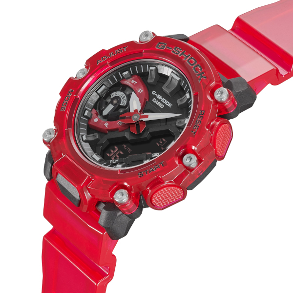 G-SHOCK GA-2200SKL-4AJF アナデジ メンズ 腕時計 レッド スケルトン G