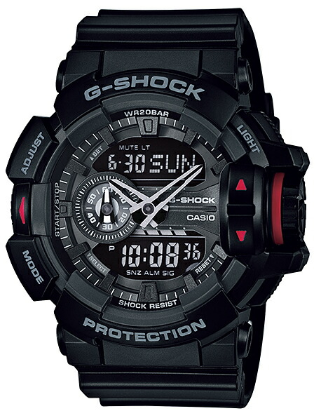CASIO G-SHOCK �����Y �r���v �A�i�f�W�� �C�O���f�� GA-400-1BDR