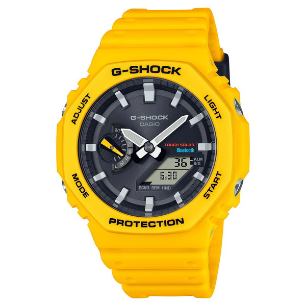 G-SHOCK GA-B2100C-9A タフソーラー スマホ連動 アナデジ メンズ腕時計 イエロー Gショック ジーショック カシオ 逆輸入海外モデル