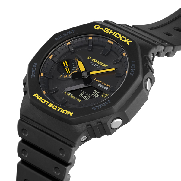 G-SHOCK GA-B2100CY-1A 腕時計 メンズ ソーラー スマホ連動 アナログ デジタル ブラック イエロー ジーショック カシオ 逆輸入海外モデル｜g-supply｜03