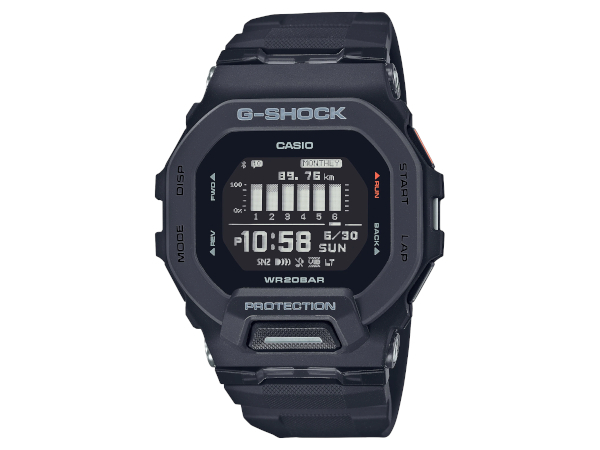 G-SHOCK GBD-200-1 G-SQUAD デジタル メンズ 腕時計 オールブラック G