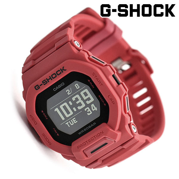 ま*ん様 値下げ 新品未使用G-SHOCK Gショック GBD-200RD-4 G-SHOCK GBD-200RD-4 G-SQUAD デジタル メンズ 腕時計 ジースクワッド