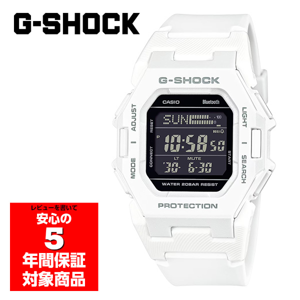 G-SHOCK GD-B500-7 腕時計 メンズ レディース ユニセックス デジタル ホワイト スマホ連動 スマートウォッチ  Gショック ジーショック カシオ 逆輸入海外モデル