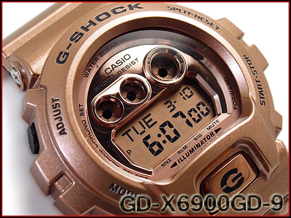 CASIO G-SHOCK カシオ Gショック 限定モデル クレイジーゴールド デジタル 腕時計 ローズゴールド GD-X6900GD-9