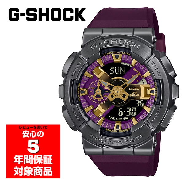 G-SHOCK GM-110CL-6ADR 腕時計 メンズ クラッシーオフロードシリーズ メタル パープル ブラック カシオ 逆輸入海外モデル