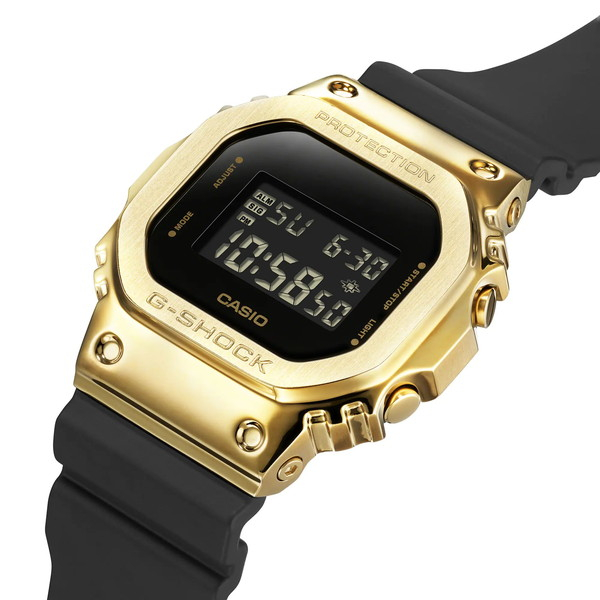 G-SHOCK GM-5600G-9JF メンズ腕時計 デジタル ブラック ゴールド