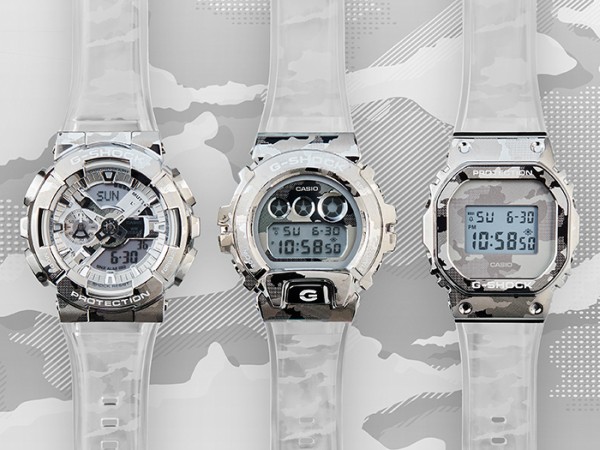 G-SHOCK GM-6900SCM-1 Skeleton Camouflage Series デジタル メンズウォッチ 腕時計 6900 クリア  Gショック ジーショック 逆輸入海外モデル