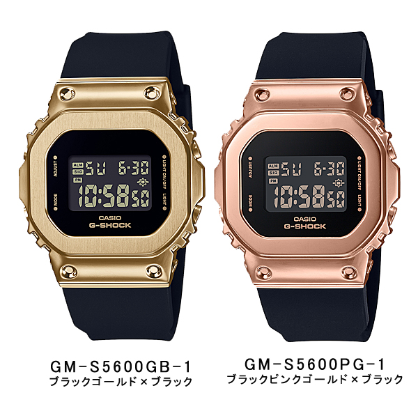 G-SHOCK GM-5600G-9JF メンズ腕時計 デジタル ブラック ゴールド G