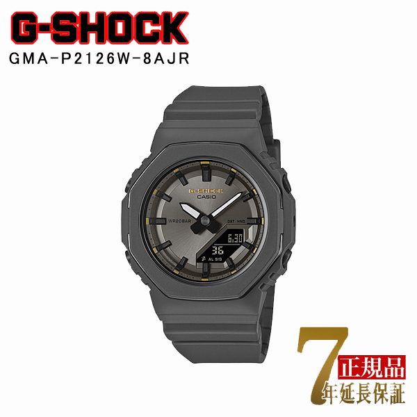 CASIO G-SHOCK ���f�B�[�X �r���v ���ۏ����f�[�L�O���f�� �A�i�f�W �������f�� ���^���b�N�O���[ GMA-P2126W-8AJR