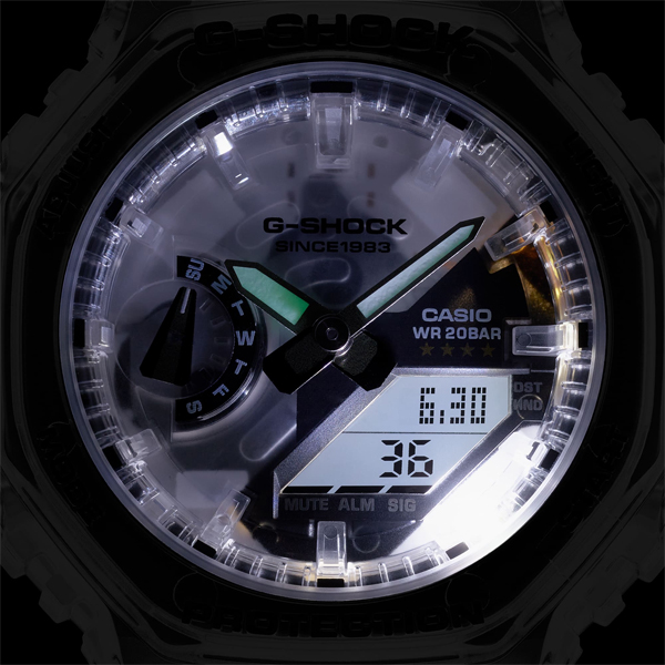 G-SHOCK GMA-S2140RX-7AJR 腕時計 メンズ 40周年記念 クリアリミックス スケルトン カシオ 国内正規品｜g-supply｜03