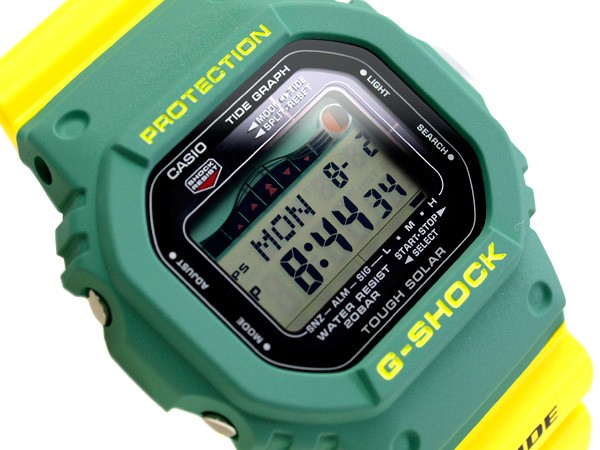 G-SHOCK Gショック ジーショック g-shock gショック G-LIDE ソーラー グリーン×イエロー GRX-5600SRF-3DR  腕時計 G-SHOCK Gショック