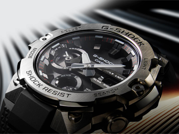 極美品】GショックG-STEEL　GST-B400-1AJF GST-B400BB-1AJF CASIO カシオ G-STEEL Gショック - 高級腕時計 正規