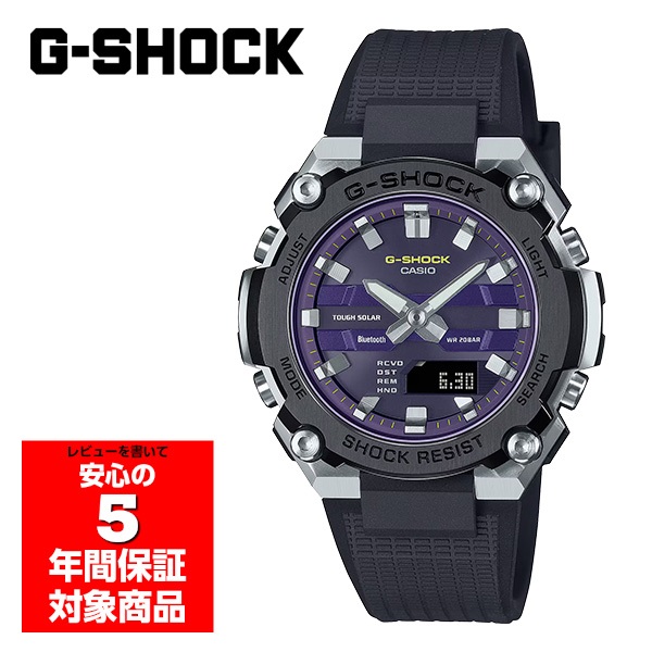 G-SHOCK GST-B600AD-1A6 �r���v �\�[���[ �����Y �f�W�^�� �A�i���O �p�[�v�� �u���b�N �V���o�[ �X�}�z�A�� �W�[�V���b�N �J�V�I �t�A���C�O���f��