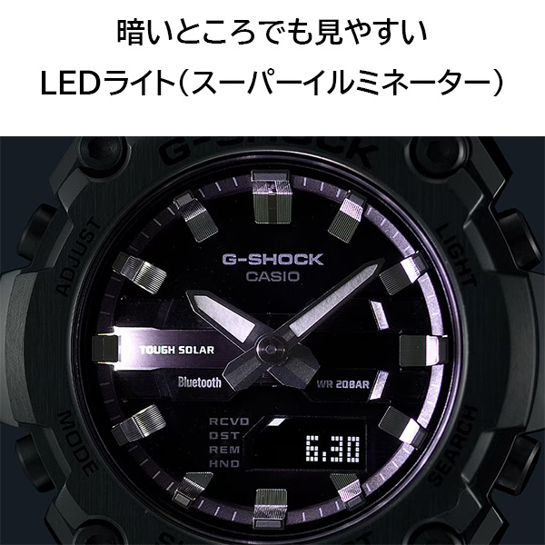 G-SHOCK GST-B600D-1A 腕時計 ソーラー メンズ デジタル アナログ