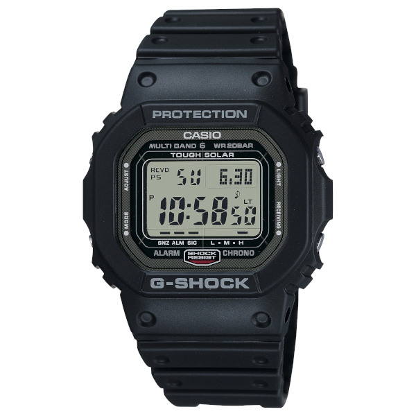 【美品】CASIO G-SHOCK GW-5000U　電波ソーラー　デジタル G-SHOCK GW-5000U-1 電波ソーラー デジタル メンズ 腕時計 G