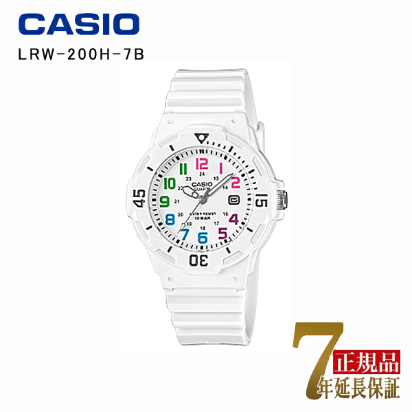 CASIO ���f�B�[�X �L�b�Y �r���v �`�v�J�V ��]�x�[�� �J�V�I�R���N�V���� �A�i���O �C�O���f�� �}���`�J���[×�z���C�g LRW-200H-7B