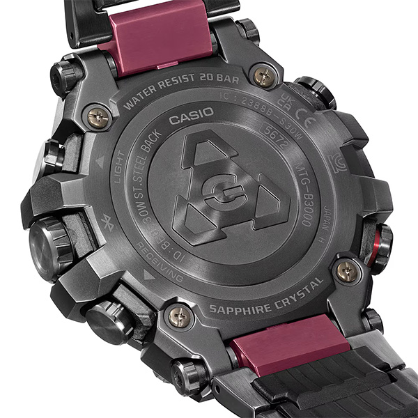 G-SHOCK CASIO MTG-B3000BD-1A 電波ソーラー 腕時計 メンズ ブラック 