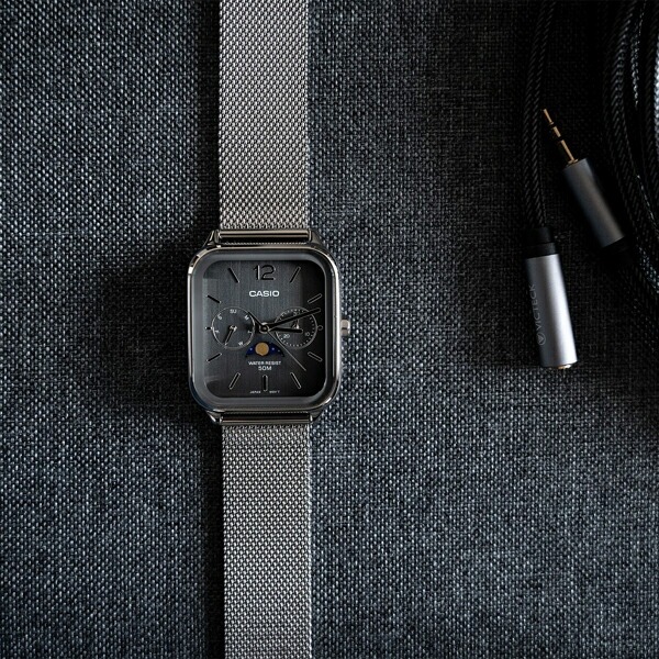 CASIO（カシオ） 腕時計 メンズ アナログ ムーンフェイズ スクエア