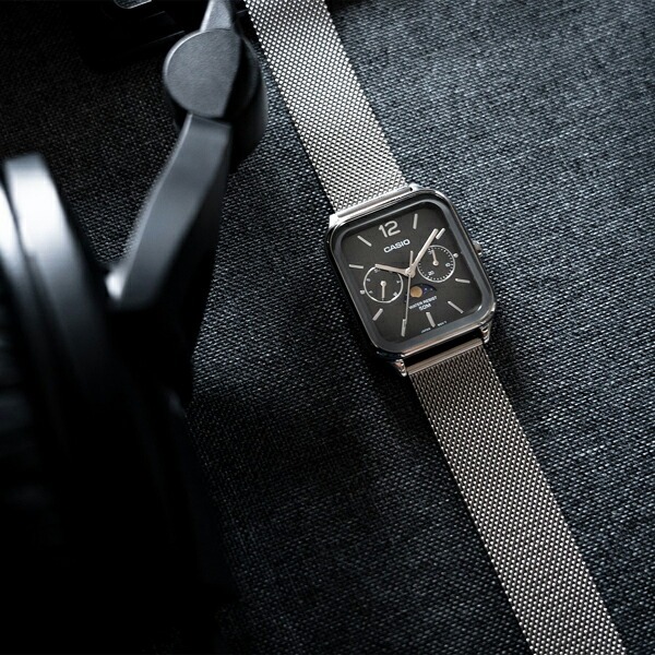 CASIO（カシオ） 腕時計 メンズ アナログ ムーンフェイズ スクエア