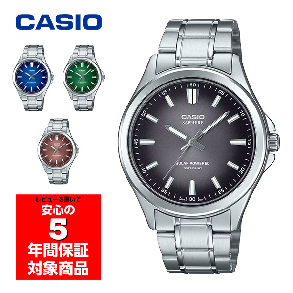 CASIO（カシオ） 腕時計 メンズ ソーラー アナログ 防水 MTS-RS100D