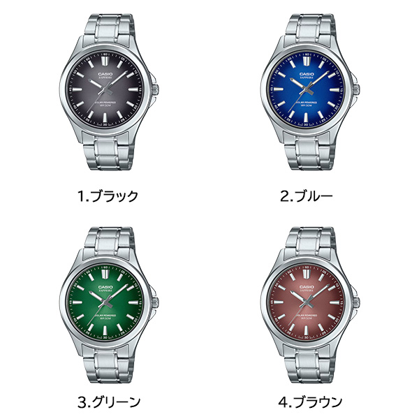 CASIO（カシオ） 腕時計 メンズ ソーラー アナログ 防水 MTS-RS100D