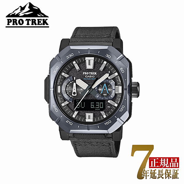 CASIO PRO TREK �����Y �r���v �^�t�\�[���[ �o�R  �������f�� �u���[�O���[×�u���b�N PRW-B1000B-2JF