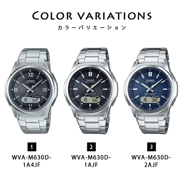 CASIO 腕時計 メンズ 電波ソーラー wave ceptor WVA-M630D カシオ ウェーブセプター 国内正規品 | CASIO | 01
