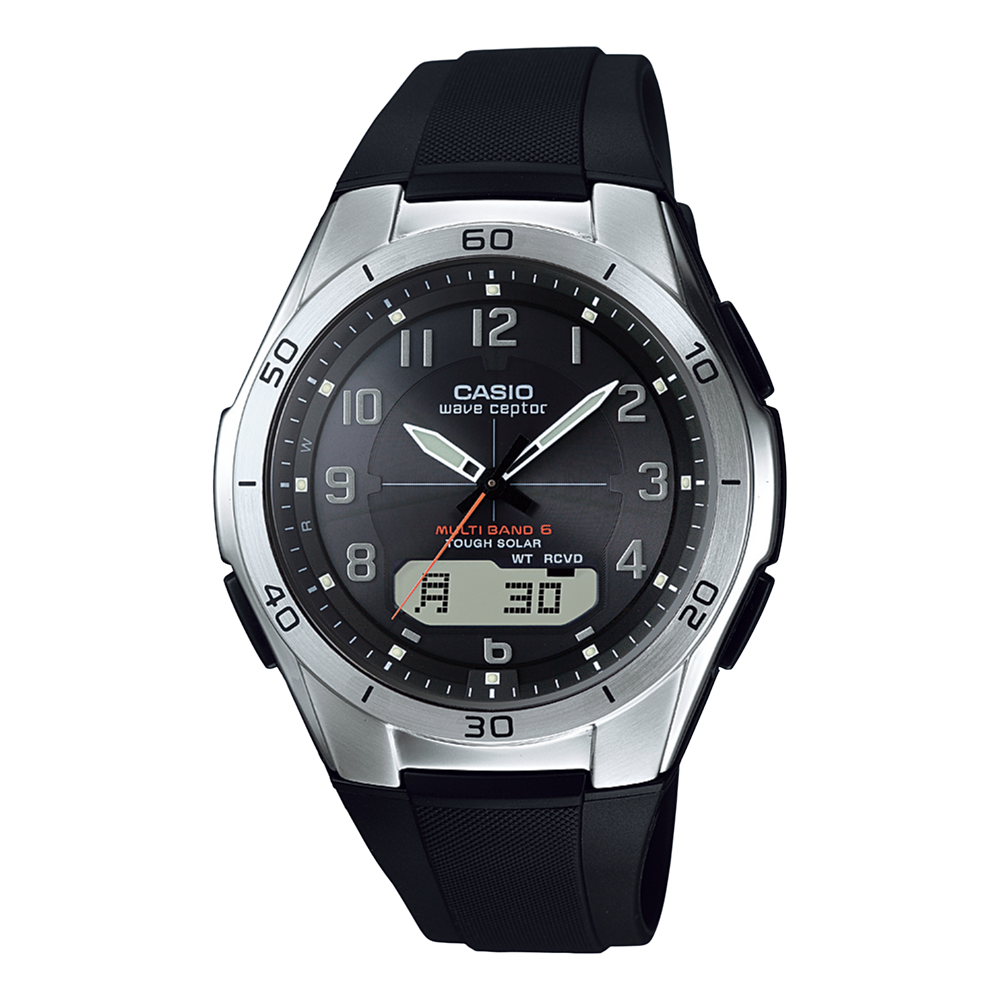 WVA-M640-1A2JF �J�V�I CASIO WAVE CEPTOR �E�F�[�u�Z�v�^�[ �A�i���O �d�g�\�[���[ �r���v  WVA-M640-1A2JF �������K�i
