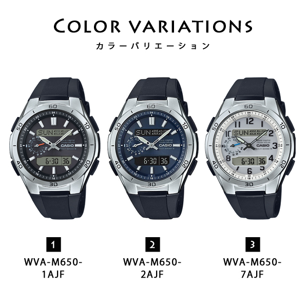 CASIO（カシオ） 腕時計 メンズ 電波ソーラー wave ceptor WVA-M650