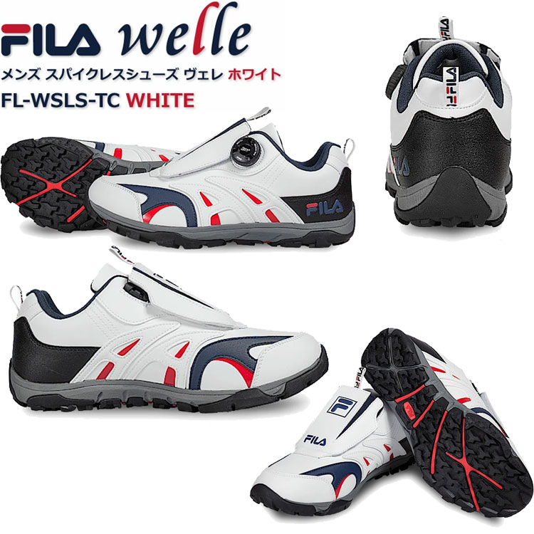 FILA フィラ ゴルフ メンズ スパイクレスシューズ welle ヴェレ WSLS