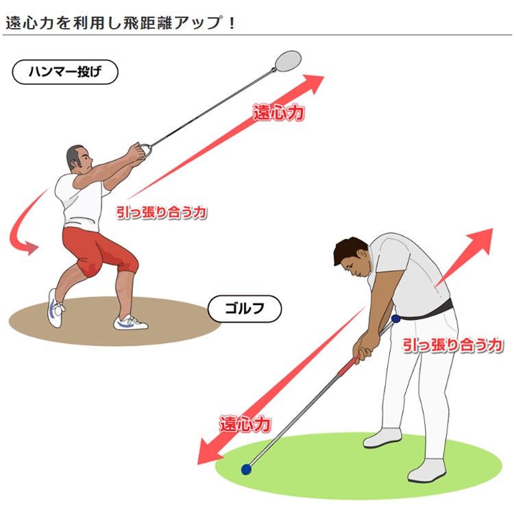 和田正義プロ 発案・監修 リンクス ゴルフ ダワ筋スティック スイング