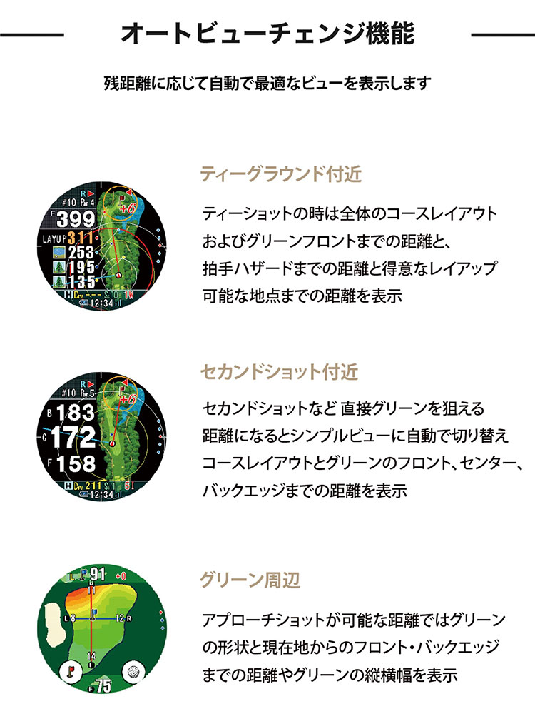 ShotNavi 【期間限定】 ショットナビ ゴルフ エボルブ プロ