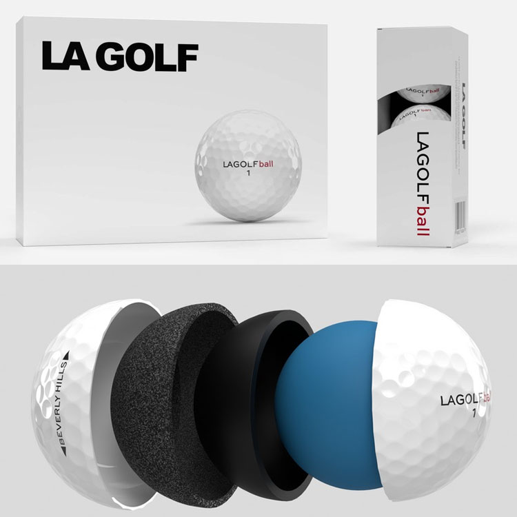 【期間限定】【送料無料】 LA GOLF ゴルフボール 1ダース 12球 LAGOLF-ball 日本正規取扱品